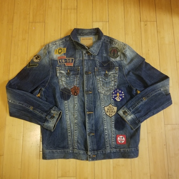 ⛔⛔SOLD⛔⛔True Religion Jimmy Patchwork jacket - Picture 2 of 8